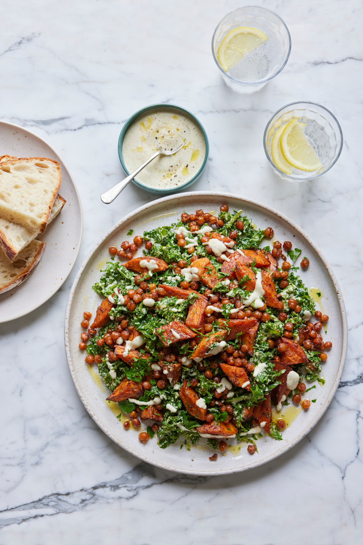 Creamy Chicken & Sweet Potato Salad
